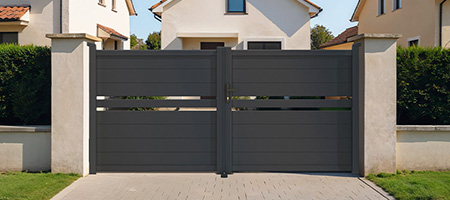 Szárnyaskapu alumínium